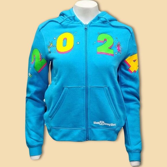 Disney Parks Women’s 2024 Zip Up Hopdie - Picture 1 of 10